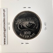 Mozambique, 100 Meticais Nickel clad steel  1994, (UNC), World Coins Mozambique KM 120