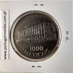 Moçambique, 1000 Meticais Aço níquel 1994, (MBC), World Coins Mozambique KM 122