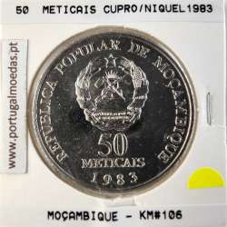 Mozambique, 50 Meticais Copper-nickel 1983, (UNC), World Coins Mozambique KM 106