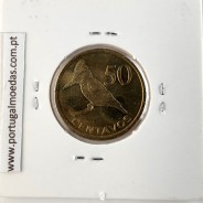 Mozambique, 50 cents Brass plated steel, (UNC), World Coins Mozambique KM 136