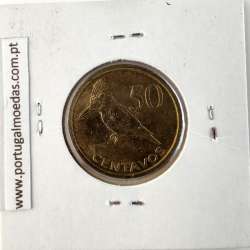Mozambique, 50 cents Brass plated steel, (XF), World Coins Mozambique KM 136