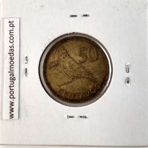 Mozambique, 50 cents Brass plated steel, (VF), World Coins Mozambique KM 136