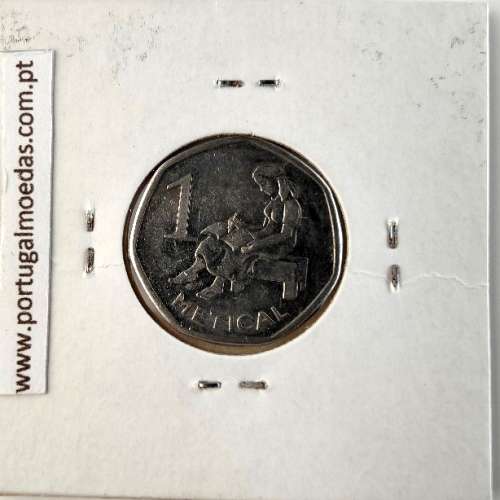 Mozambique, 1 Metical Nickel plated steel 2006, (VF), World Coins Mozambique KM 137