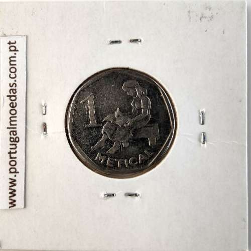 Mozambique, 1 Metical Nickel plated steel 2006, (VF), World Coins Mozambique KM 137