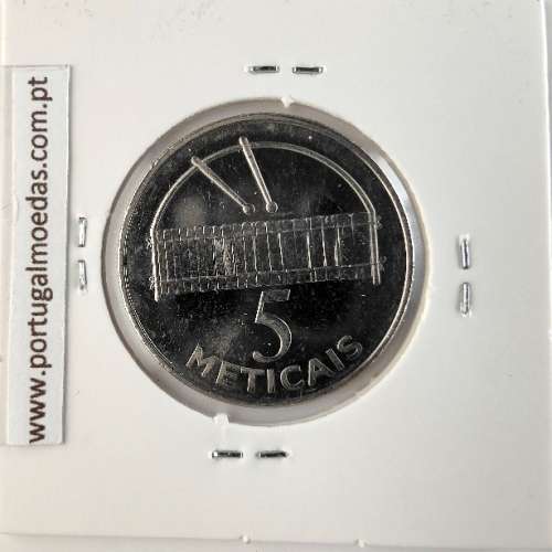 Moçambique, 5 Meticais Aço Niquel 2006, (Soberba), World Coins Mozambique KM 139