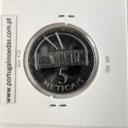 Mozambique, 5 Meticais Nickel plated steel 2006, (UNC), World Coins Mozambique KM 139