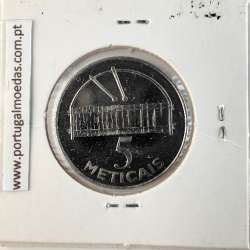 Mozambique, 5 Meticais Nickel plated steel 2006, (UNC), World Coins Mozambique KM 139