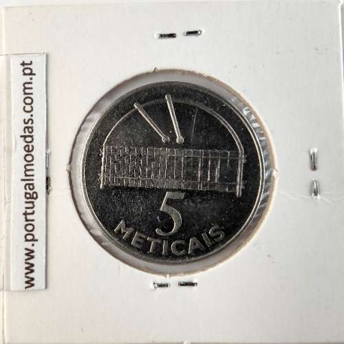 Mozambique, 5 Meticais Nickel plated steel 2006, (UNC), World Coins Mozambique KM 139