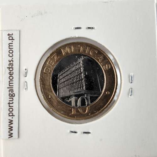 Mozambique, 10 Meticais Bimetallic 2006, (UNC), World Coins Mozambique KM 140