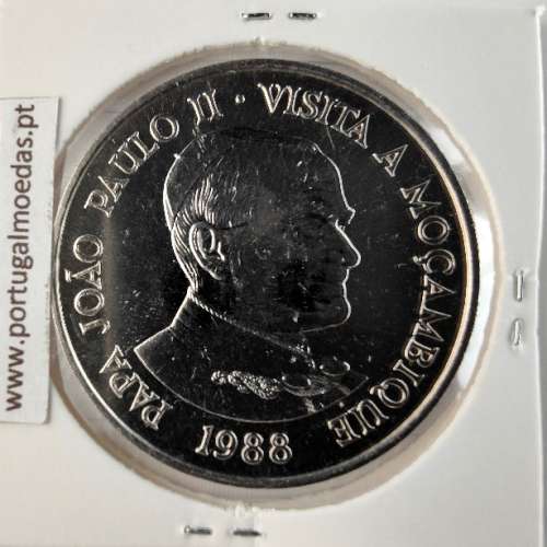 Moçambique, 1000 Meticais Cupro níquel 1988, (Soberba), World Coins Mozambique KM 109