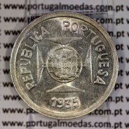 1 Rupia 1935 prata , Estado da India Portuguesa, (MBC/Bela), World Coins India Portuguese KM 22
