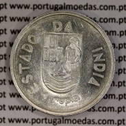 silver coin 1 Rupia 1935 of India Portuguese, World Coins India Portuguese KM 22