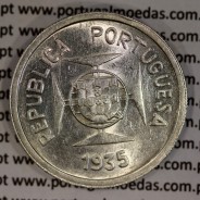 1 Rupia 1935 prata India , Estado da India Portuguesa, (MBC/Bela-), World Coins India Portuguese KM 22