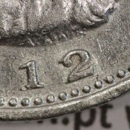 1 Rupia 1912 prata Índia, data emendada 1912 / 1911, India Portuguesa, (MBC+), World Coins India Portuguese KM 18