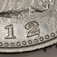 Índia, 1 Rupia 1912 prata, data emendada 1912 / 1911, India Portuguesa, (MBC), World Coins India Portuguese KM 18