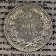 Índia, 1 Rupia 1912 prata, data emendada 1912 / 1911, India Portuguesa, (MBC), World Coins India Portuguese KM 18