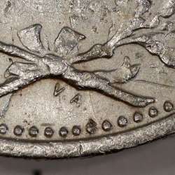 Silver coin 1 Rupee 1912 India, normal date unamended, World Coins India Portuguese KM 18