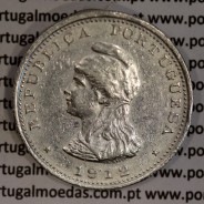 Silver coin 1 Rupee 1912 India, normal date unamended, World Coins India Portuguese KM 18