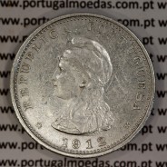 1 Rupia 1912 prata Índia, data normal "não emendada", India Portuguesa, (Bela-), World Coins India Portuguese KM 18