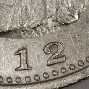 Silver coin 1 Rupee 1912 of India, normal date unamended, World Coins India Portuguese KM 18