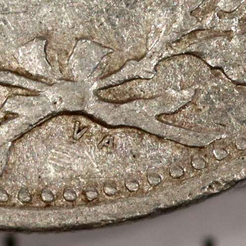 Silver coin 1 Rupee 1912 India, normal date unamended, World Coins India Portuguese KM 18
