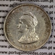 Silver coin 1 Rupee 1912 India, normal date unamended, World Coins India Portuguese KM 18