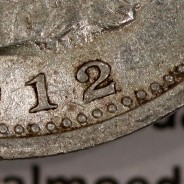 Silver coin 1 Rupee 1912 India, normal date unamended, World Coins India Portuguese KM 18