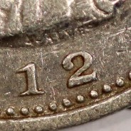 1 Rupia 1912 prata Índia, data normal "não emendada", India Portuguesa, (MBC+), World Coins India Portuguese KM 18