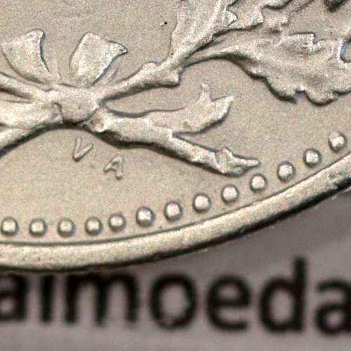 silver coin 1 Rupee 1912 of India, date amended 1912 over 1911, World Coins India Portuguese KM 18