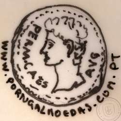 Roman coin of Augustus, Æ As of Ivlia Tradvcta, Hispania, Legend:  PERM. CAES AVG/ IVLIA TRAD, RPC 108, SEAR 551, Burgos 1614