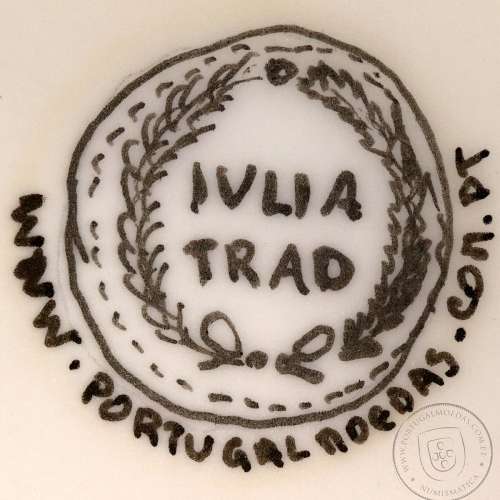 Roman coin of Augustus, Æ As of Ivlia Tradvcta, Hispania, Legend:  PERM. CAES AVG/ IVLIA TRAD, RPC 108, SEAR 551, Burgos 1614