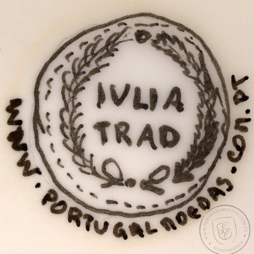 Roman coin of Augustus, Æ As of Ivlia Tradvcta, Hispania, Legend:  PERM. CAES AVG/ IVLIA TRAD, RPC 108, SEAR 551, Burgos 1614