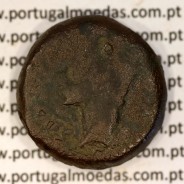 Roman coin of Augustus, Æ As of Iulia Traducta, Hispania, Legend:  PERM. CAES AVG/ IVLIA TRAD, RPC 108, Burgos 1614, SEAR 551