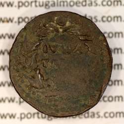 Augustus, Asse Bronze, Julia Traducta, Imperador Augusto, (11 a.C.), Legenda: PERM. CAES AVG / IVLIA TRAD, RPC 108, Cohen 151