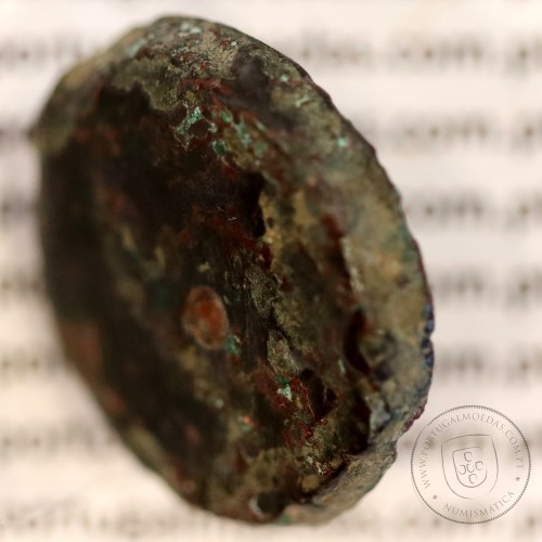 Augustus, Asse Bronze, Julia Traducta, Imperador Augusto, (11 a.C.), Legenda: PERM. CAES AVG / IVLIA TRAD, RPC 108, Burgos 1614
