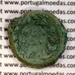 Augustus, Asse Bronze, Julia Traducta, Imperador Augusto, (11 a.C.), Legenda: PERM. CAES AVG / IVLIA TRAD, Burgos 1614, RPC 108