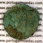 Augustus, Asse Bronze, Julia Traducta, Imperador Augusto, (11 a.C.), Legenda: PERM. CAES AVG / IVLIA TRAD, Burgos 1614, RPC 108