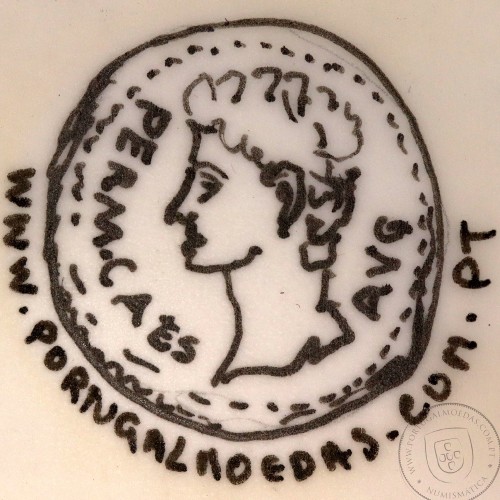 Augustus, Asse Bronze, Julia Traducta, Imperador Augusto, (11 a.C.), Legenda: PERM. CAES AVG / IVLIA TRAD, RPC 108, Burgos 1614