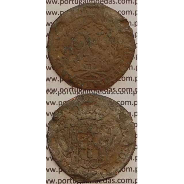 MOEDA V REIS COBRE 1764 (REG) - D.JOSÉ I - IOSEPHUS