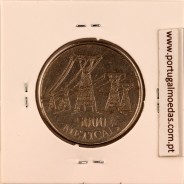 Mozambique, 5000 Meticais Nickel clad steel  1998, (VF), World Coins Mozambique KM 124