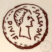 Augustus, Semis Æ, Cartago Nova, 14d.C, Legenda: AVGVSTVS DIVI F / C LAETILIVS APALVS II V Q / REX PTOL, RPC 172