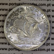 10 Escudos 1940 Prata, 10$00 1940 Prata da República Portuguesa, (Bela+/Soberba), World Coins Portugal KM 582