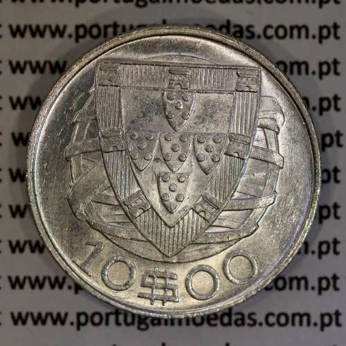 10 Escudos 1940 Prata, 10$00 1940 Prata da República Portuguesa, (Bela+/Soberba), World Coins Portugal KM 582