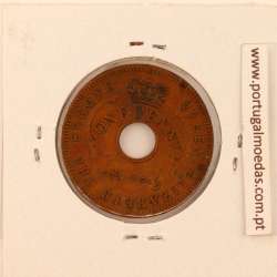 Nigéria 1 Penny 1959 Bronze, (MBC), World Coins Nigeria KM 2