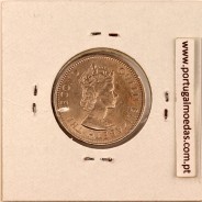 Nigéria 1 Shilling 1959 Cupro Niquel, (Bela), World Coins Nigeria KM 5