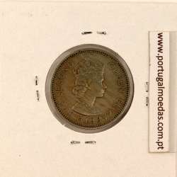 Nigéria 1 Shilling 1959 Cupro Niquel, (MBC), World Coins Nigeria KM 5
