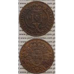 MOEDA X REIS COBRE 1750 (MBC+) IOSEPHUS - AÇORES