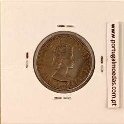 Nigéria 1 Shilling 1962 Cupro Niquel, (MBC), World Coins Nigeria KM 5