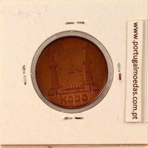 Nigéria 1 kobo 1973 Bronze, (Bela), World Coins Nigeria KM 8.1