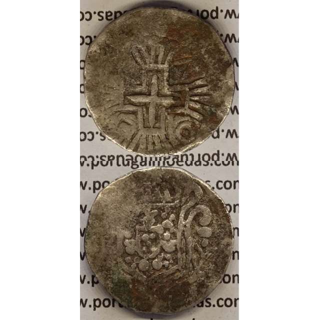 MOEDA RUPIA (600 RÉIS) PRATA 1759 (BC) ÍNDIA - DAMÃO